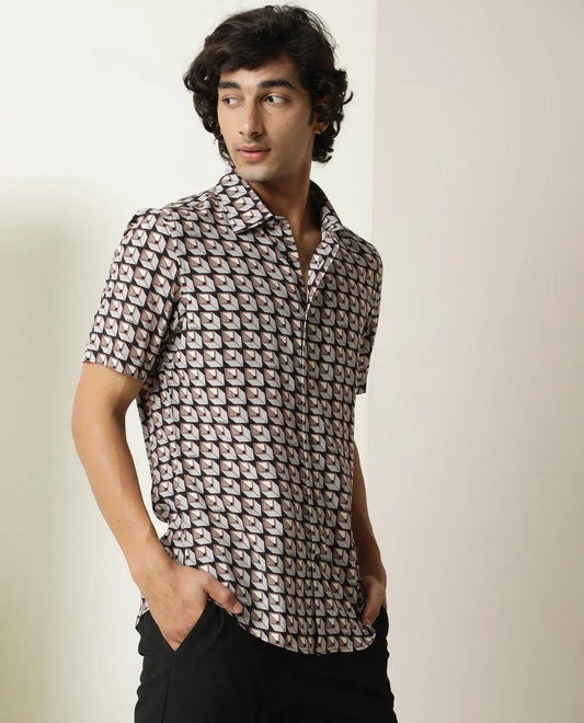 Men's Cotton Blend Casual Shirts - Redfever