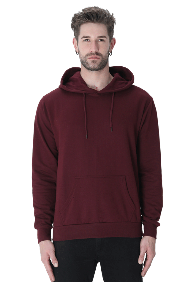 Plain Unisex Hoodie Redfever