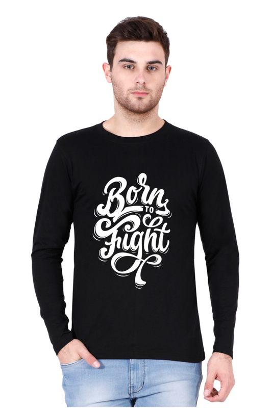 Born To Fight Full Sleeve T Shirt - Redfever