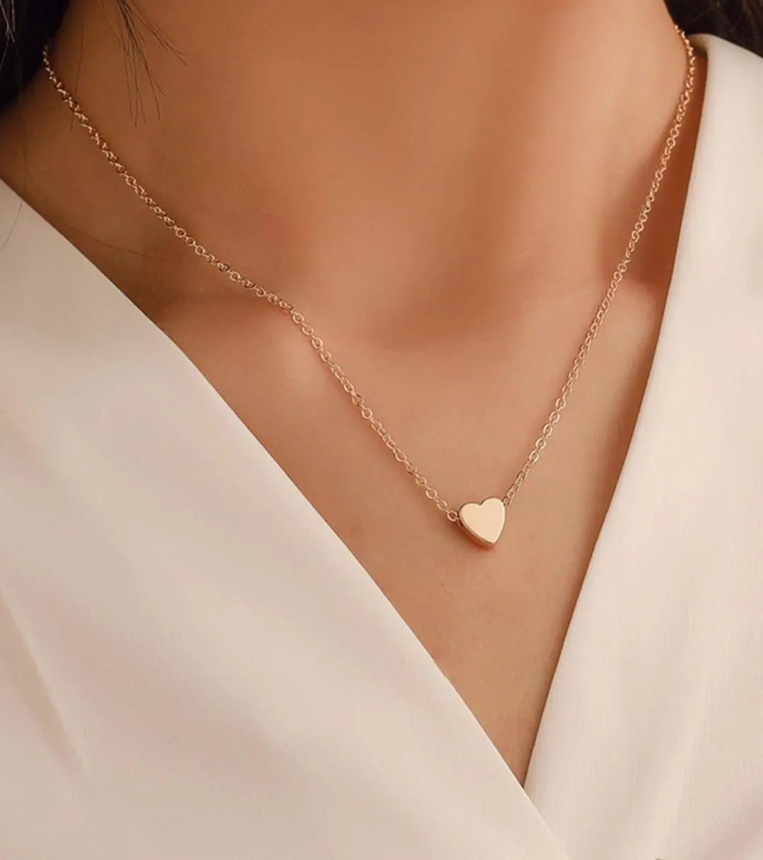 AVR JEWELS Heart Chain Necklace For Women - Redfever