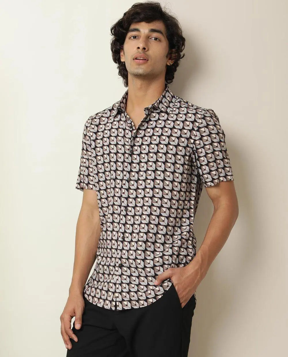Men's Cotton Blend Casual Shirts - Redfever