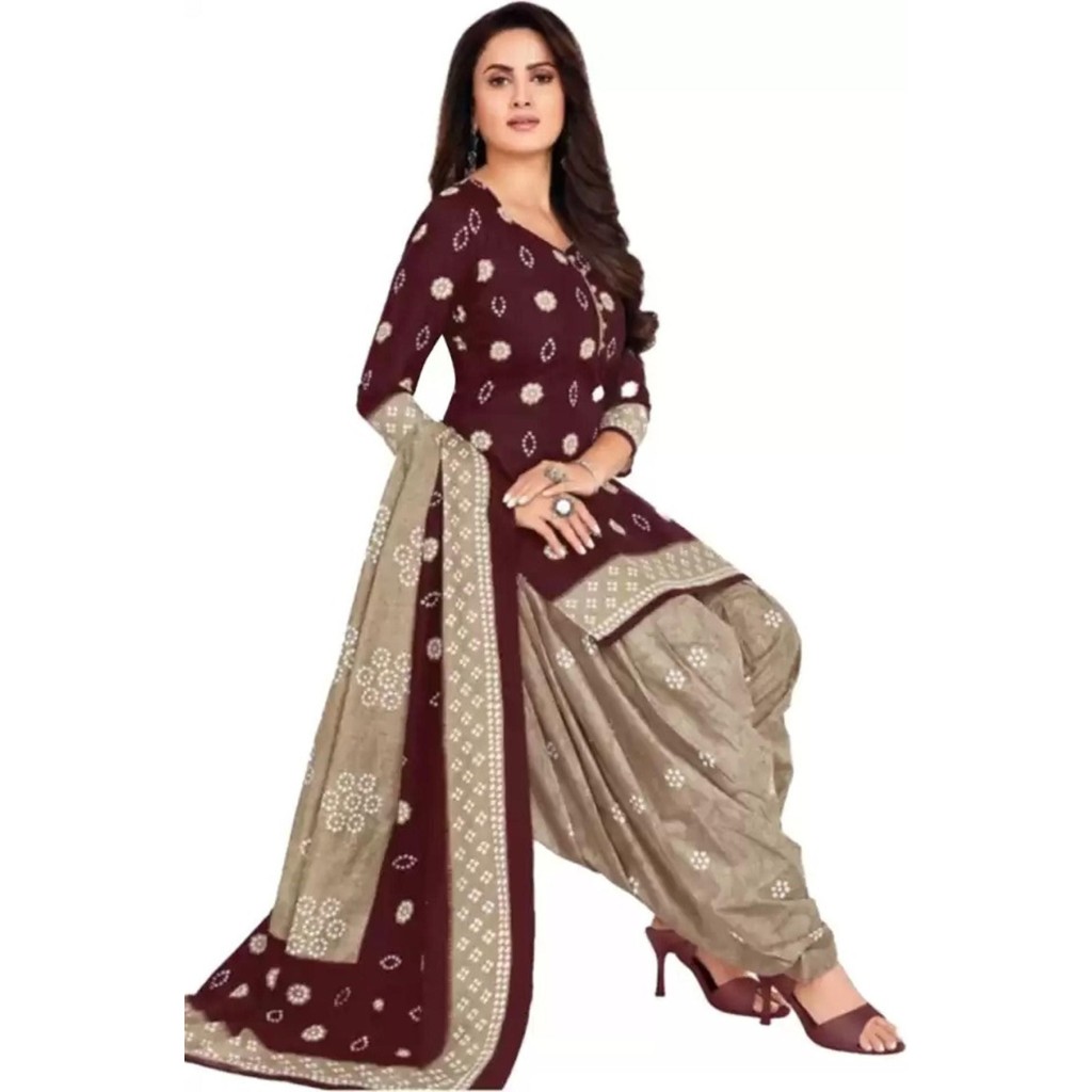 Beautiful Printed Crepe Dress Materials and suit Roposo Clout