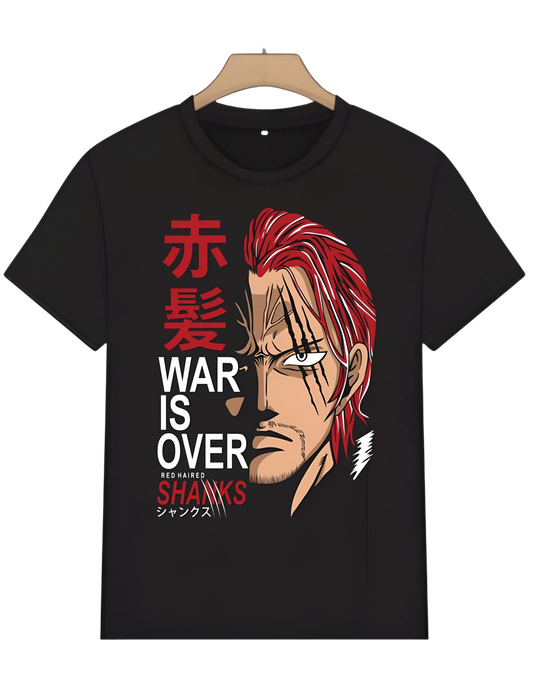 One Piece Shanks Oversized T Shirt - Redfever