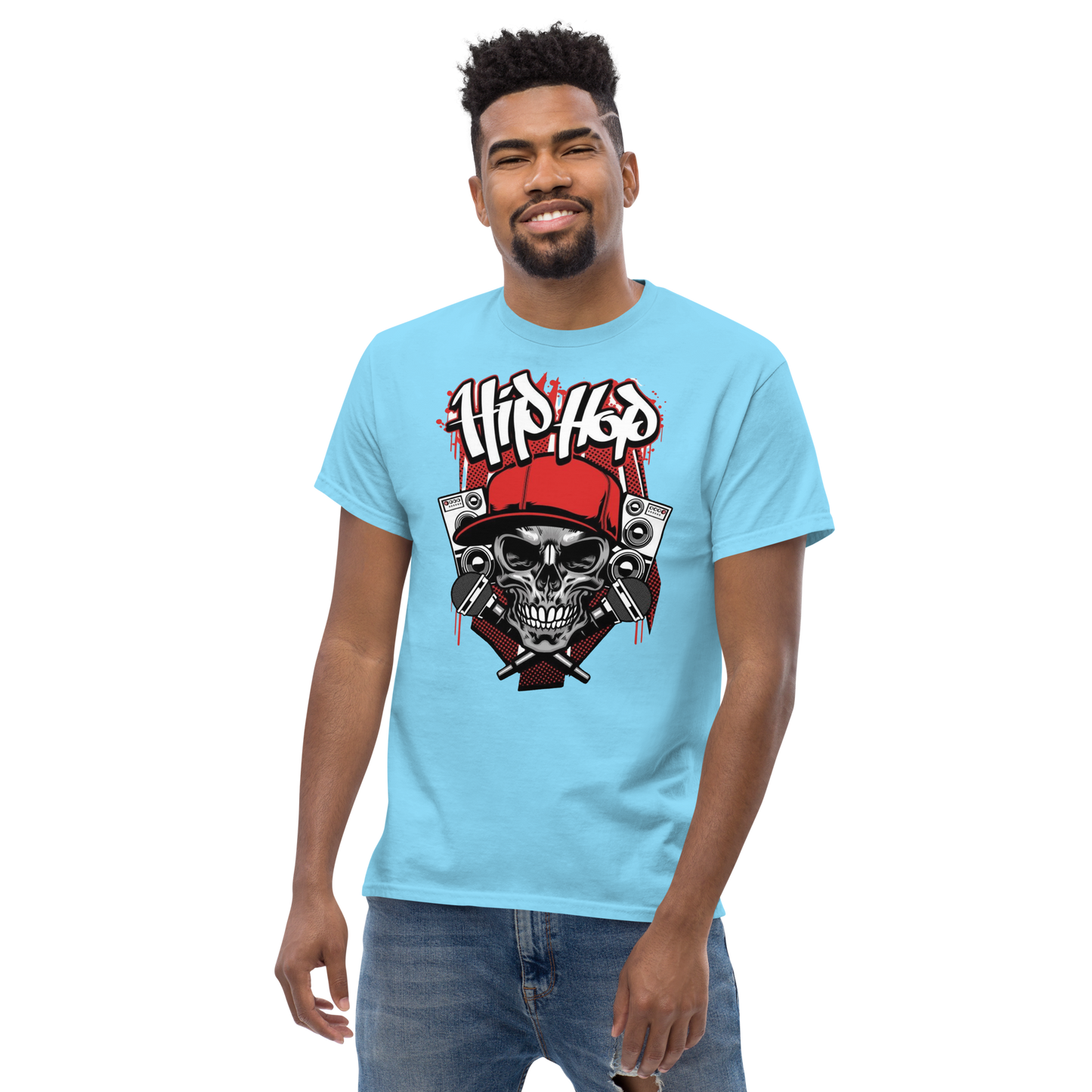 Hip Hop Style Graphic Printed Tee - Redfever