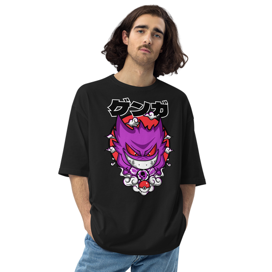 Pokemon Gengar Oversized T Shirt - Redfever