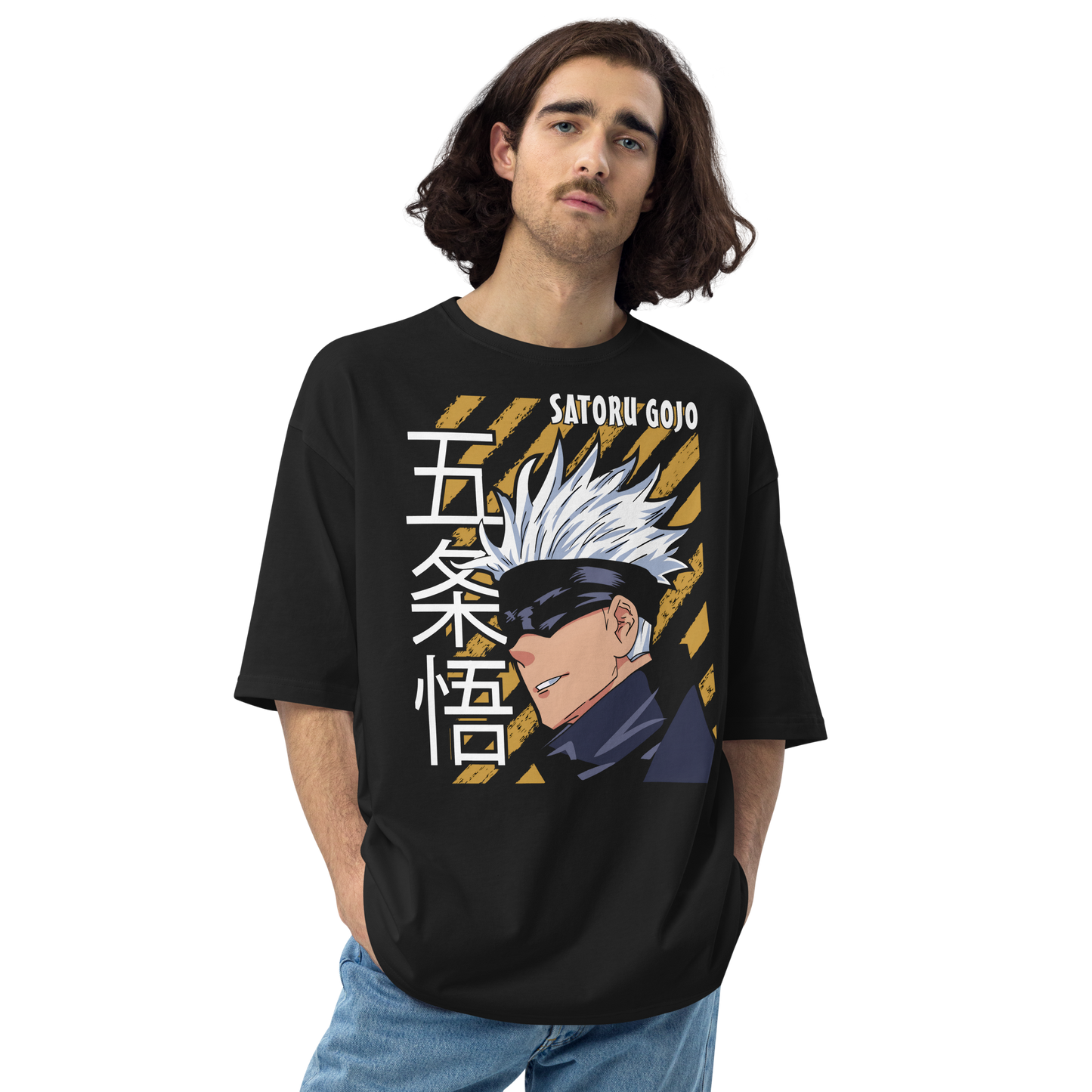Satoru Gojo Jujutsu Kaisen Oversized T Shirt - Redfever