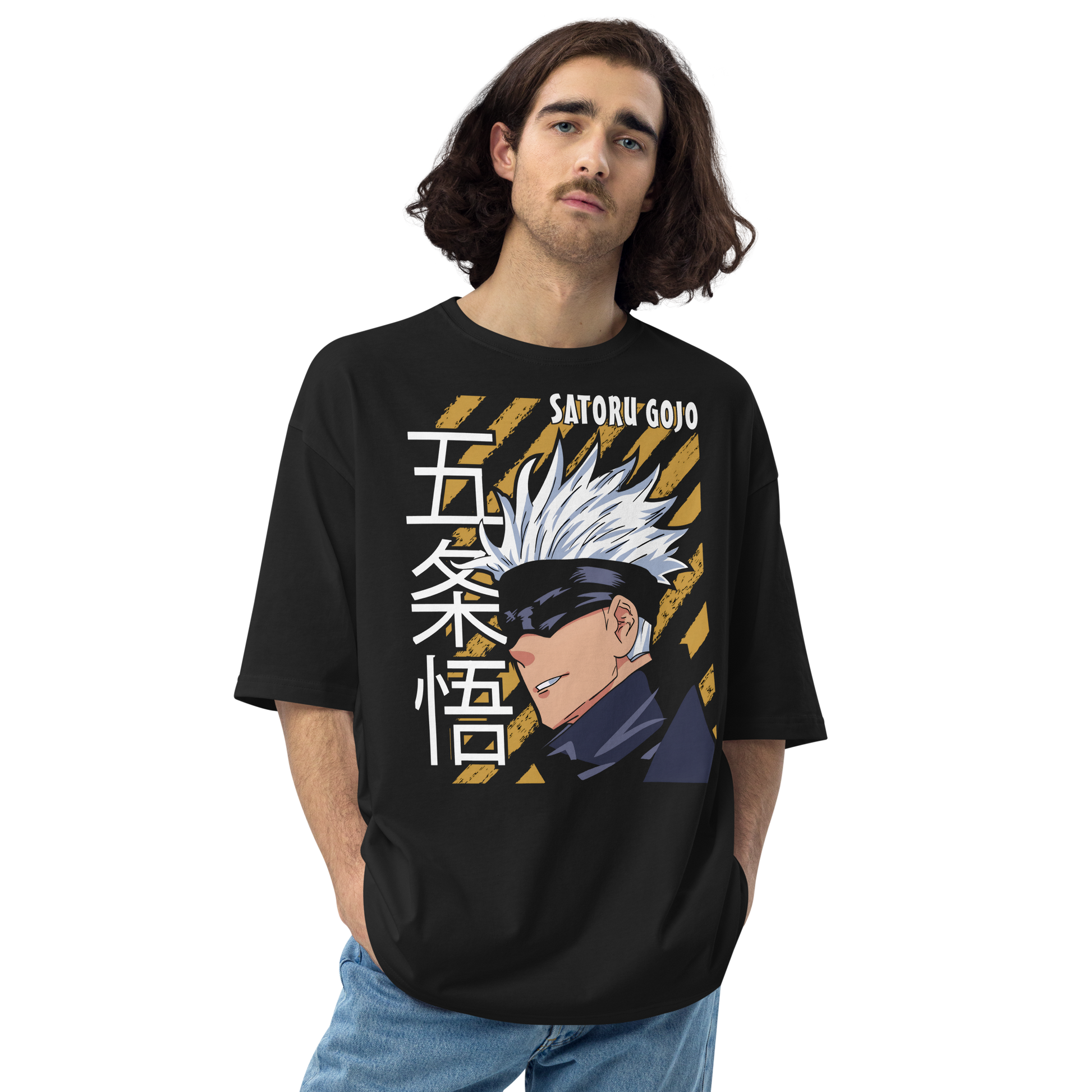 Satoru Gojo Jujutsu Kaisen Oversized T Shirt - Redfever