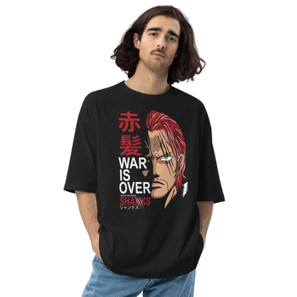 One Piece Shanks Oversized T Shirt - Redfever