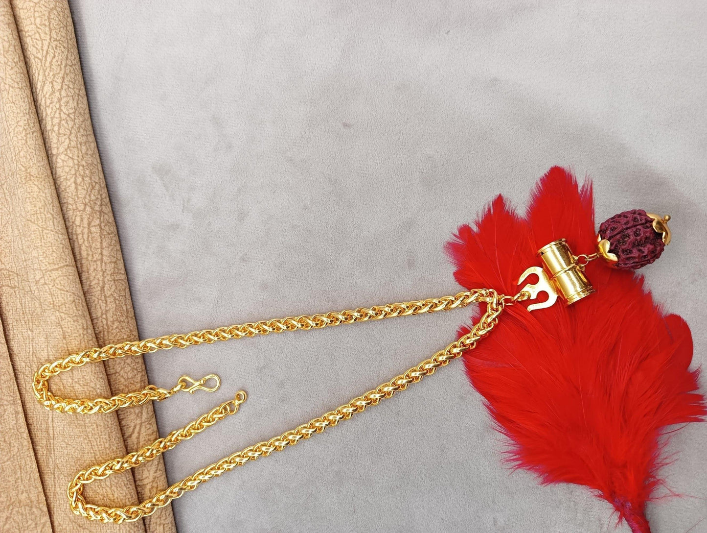 Luxurious Men's Gold Plated Pendant With Chain Vol 2 - Redfever