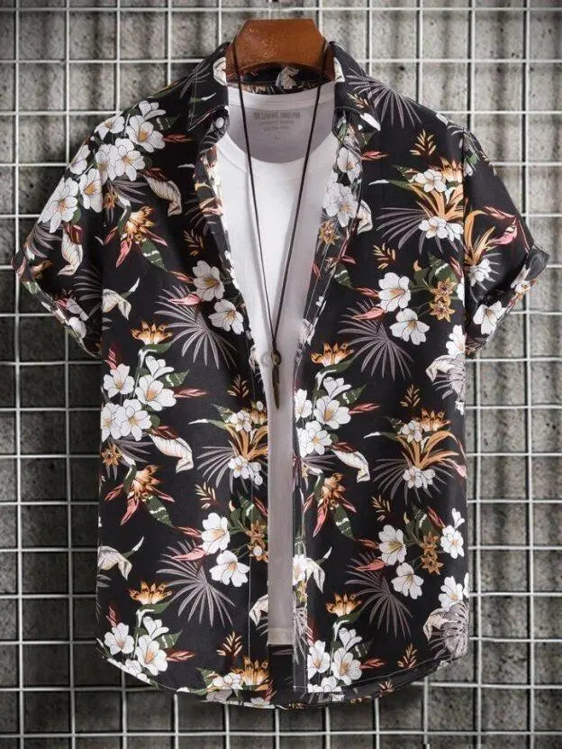 Men Regular Fit Printed Casual Shirt - Redfever