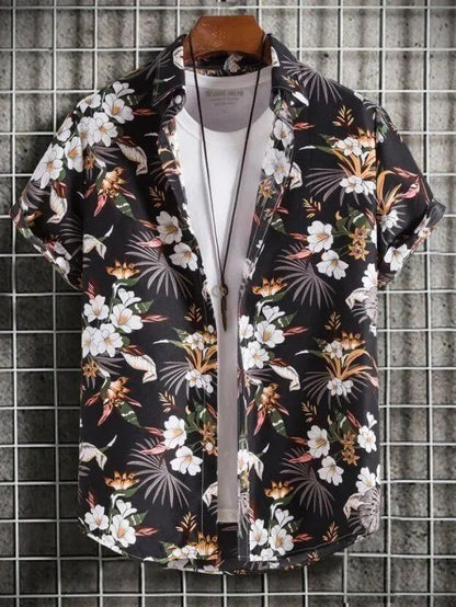 Men Regular Fit Printed Casual Shirt - Redfever