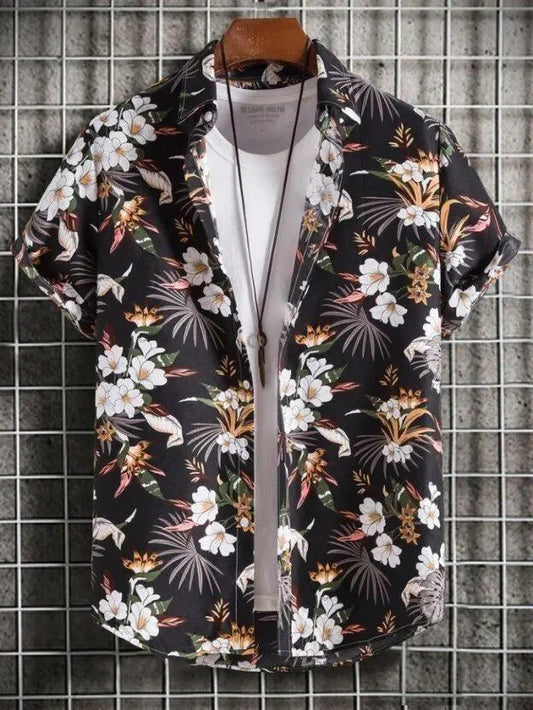 Men Regular Fit Printed Casual Shirt - Redfever