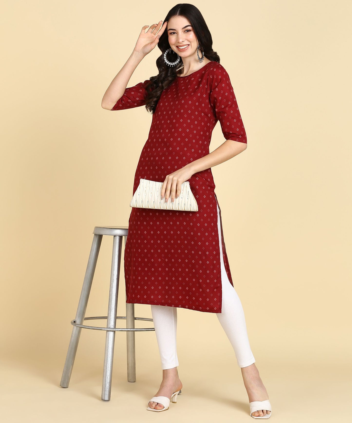 Beautiful Printed Casual Cotton Kurtis - Redfever
