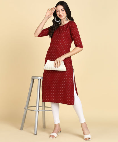 Beautiful Printed Casual Cotton Kurtis - Redfever