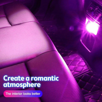 Diamond Shape Car Mini  LED Environmental Lights (Pack of 4) - Redfever